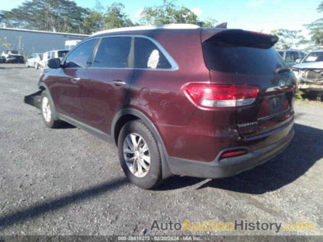 KIA SORENTO 2.4L LX, 5XYPG4A37HG249332