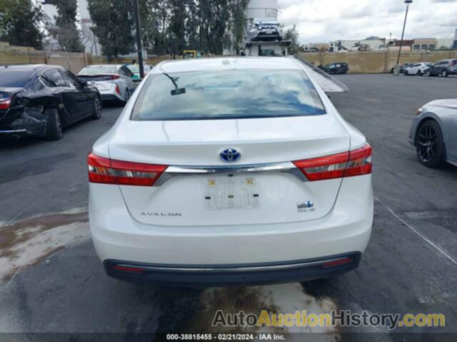 TOYOTA AVALON HYBRID XLE PREMIUM, 4T1BD1EB8GU056442