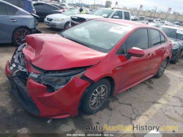 TOYOTA COROLLA HYBRID LE, JTDEBRBE6LJ016814