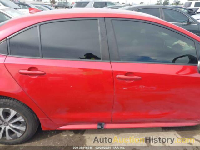 TOYOTA COROLLA HYBRID LE, JTDEBRBE6LJ016814