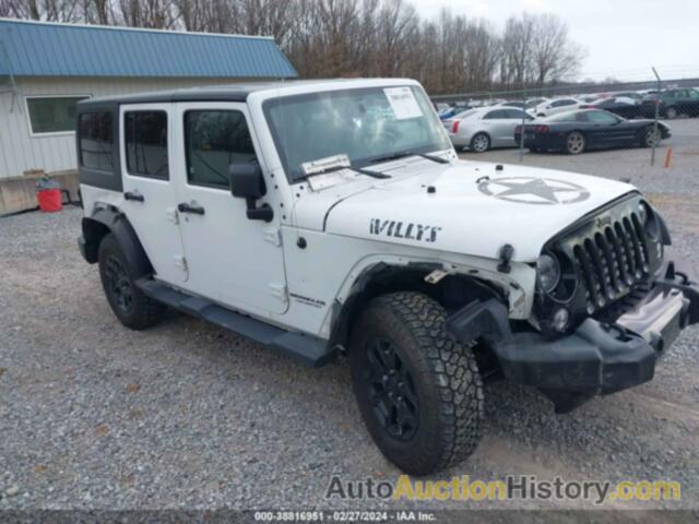 JEEP WRANGLER UNLIMITED WILLY WHEELER 4X4, 1C4HJWDGXHL693681