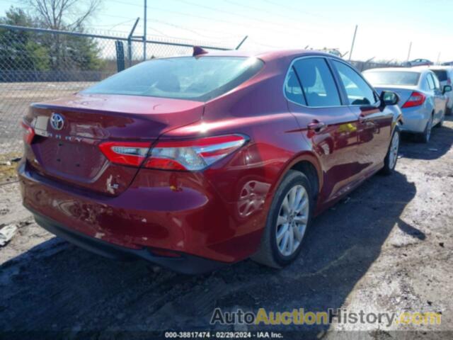 TOYOTA CAMRY LE, 4T1C11AK0LU311050