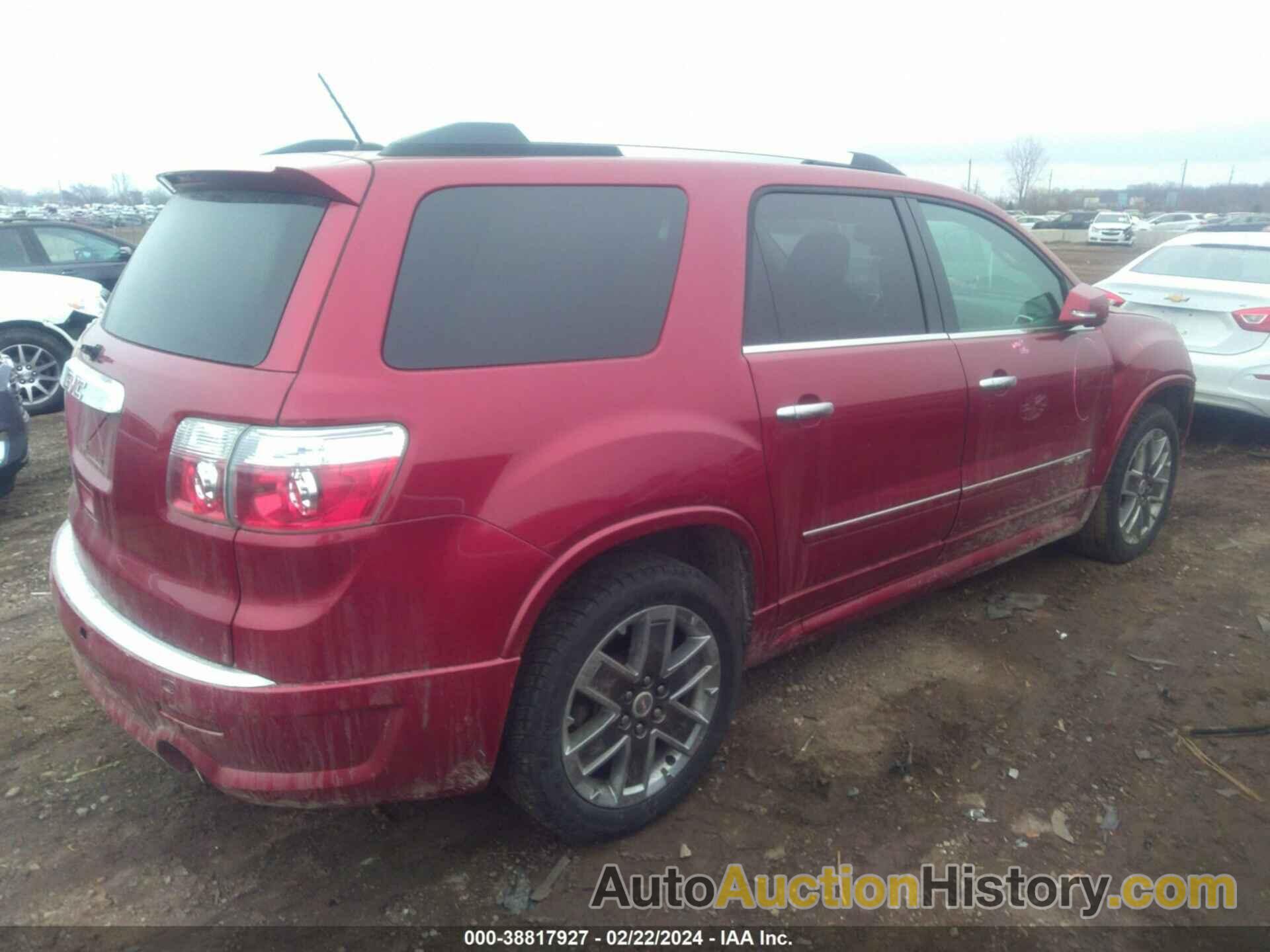 GMC ACADIA DENALI, 1GKKRTED3CJ358918