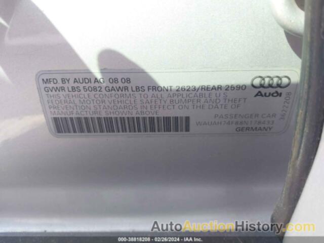 AUDI A6 3.2, WAUAH74F88N178433