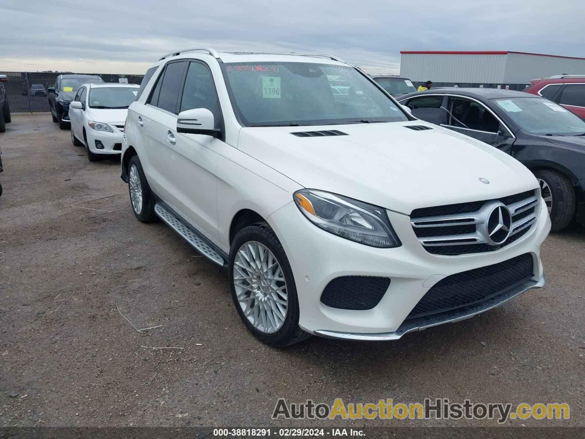 MERCEDES-BENZ GLE 400 400 4MATIC, 4JGDA5GB9GA635768