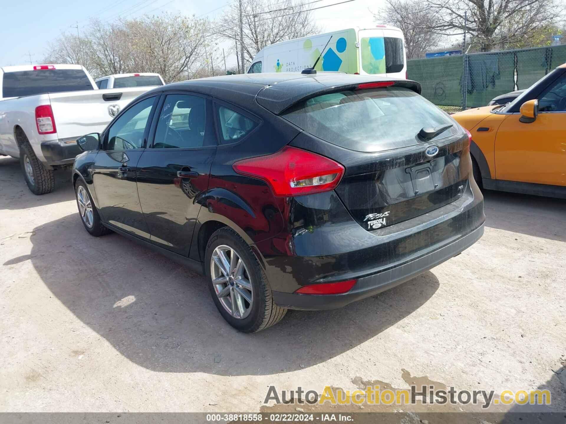 FORD FOCUS SE, 1FADP3K25JL200794