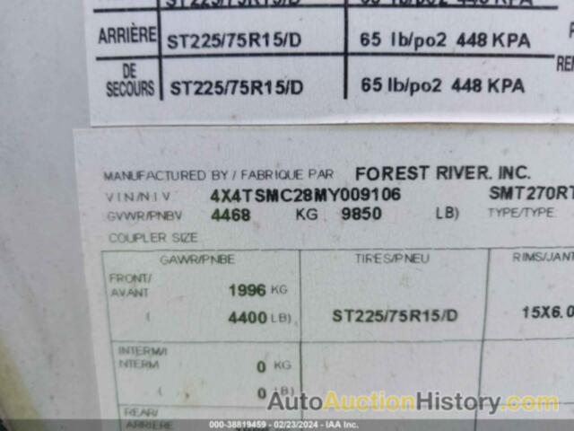 FOREST RIVER OTHER, 4X4TSMC28MY009106