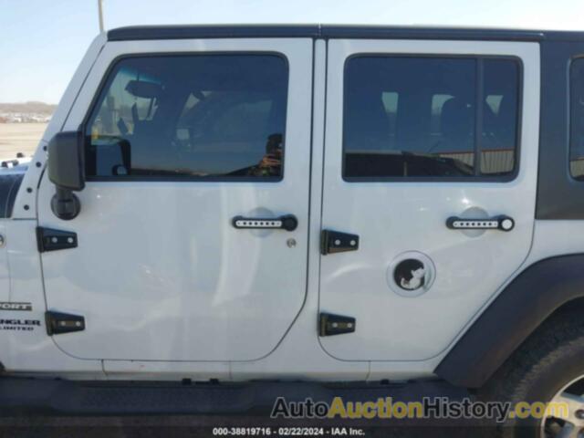 JEEP WRANGLER UNLIMITED SPORT, 1C4BJWDG8EL134969