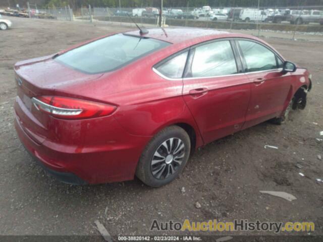 FORD FUSION S, 3FA6P0G72KR160205