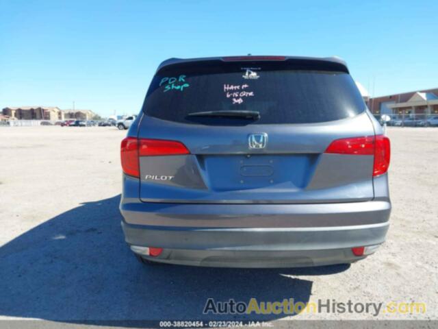 HONDA PILOT EX-L, 5FNYF5H82GB007665