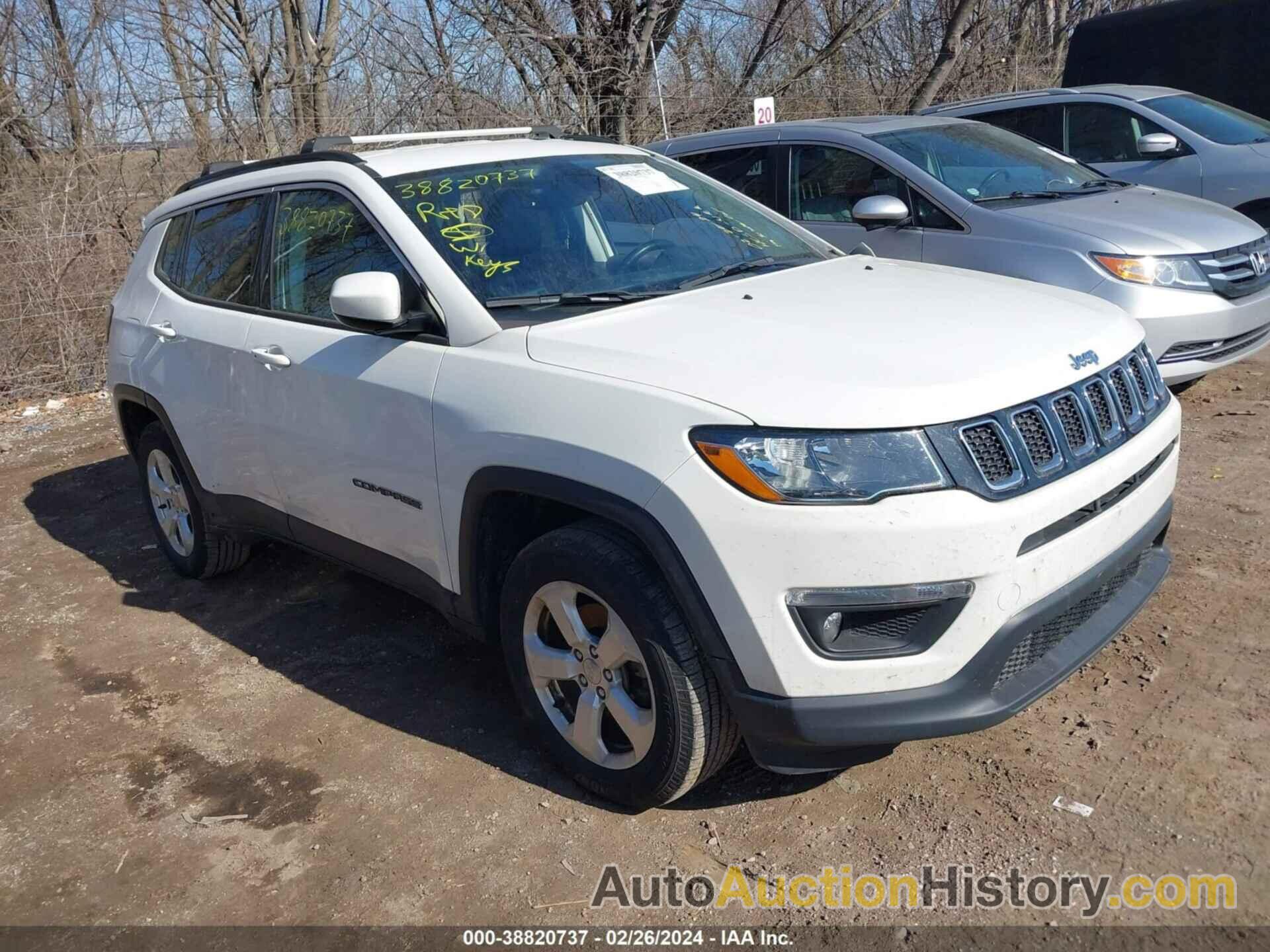 JEEP COMPASS LATITUDE 4X4, 3C4NJDBB7JT185693