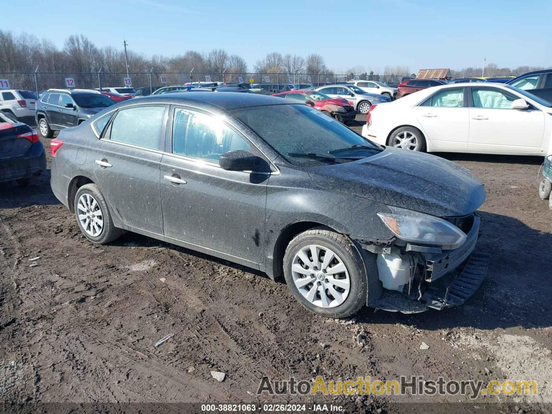 NISSAN SENTRA S, 3N1AB7AP1HY381333