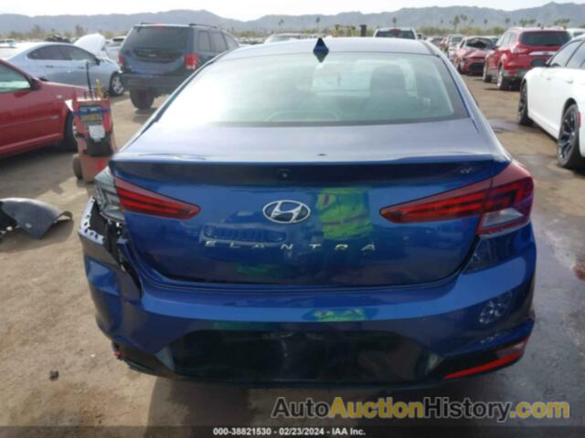 HYUNDAI ELANTRA SEL, 5NPD84LF0KH461013