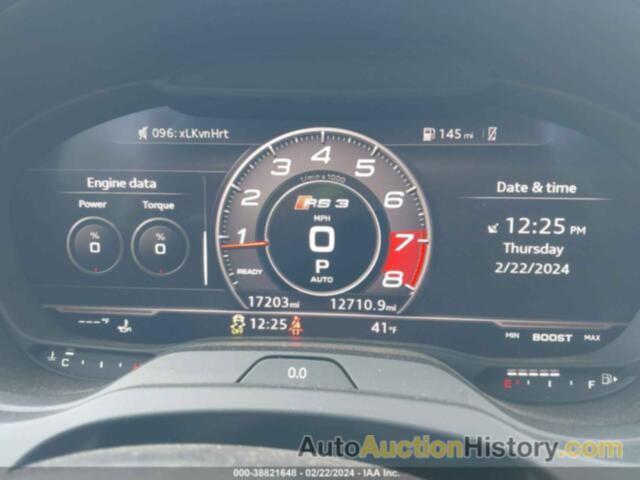 AUDI RS 3 2.5T, WUABWGFF5J1903545