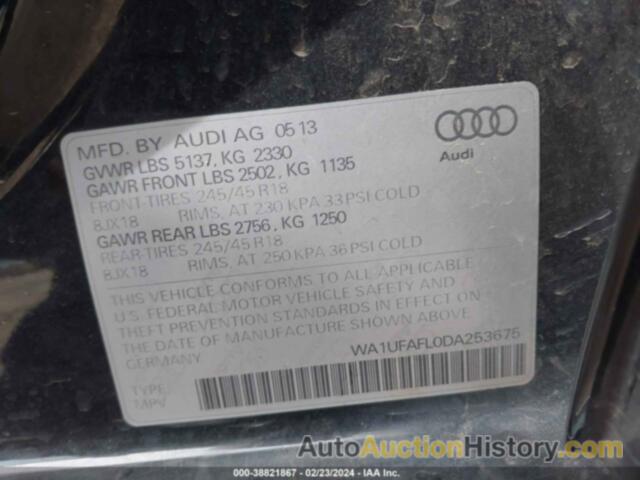 AUDI ALLROAD 2.0T PREMIUM PLUS, WA1UFAFL0DA253675