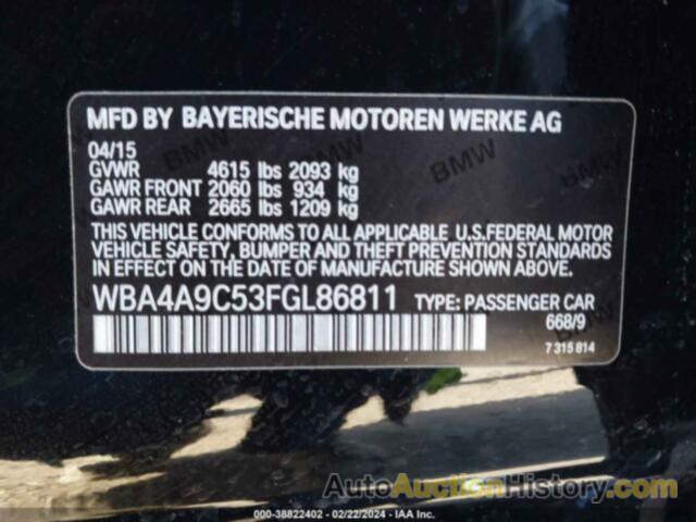 BMW 428 GRAN COUPE, WBA4A9C53FGL86811