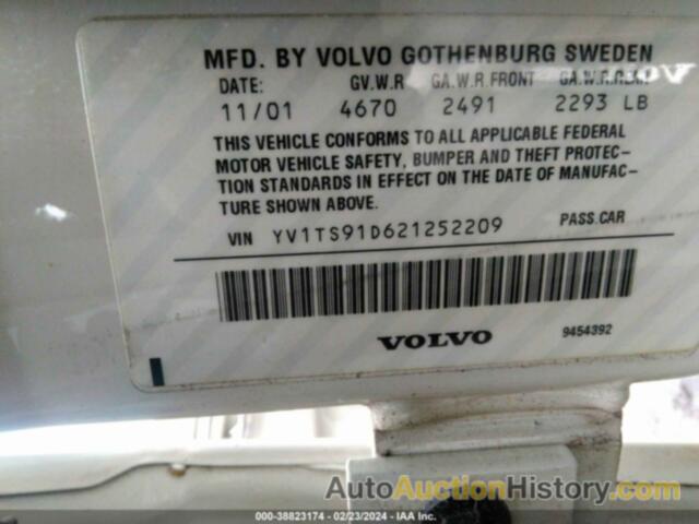 VOLVO S80 EXECUTIVE/T6, YV1TS91D621252209