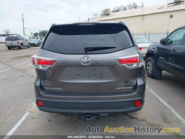 TOYOTA HIGHLANDER LIMITED V6, 5TDDKRFH2ES039237