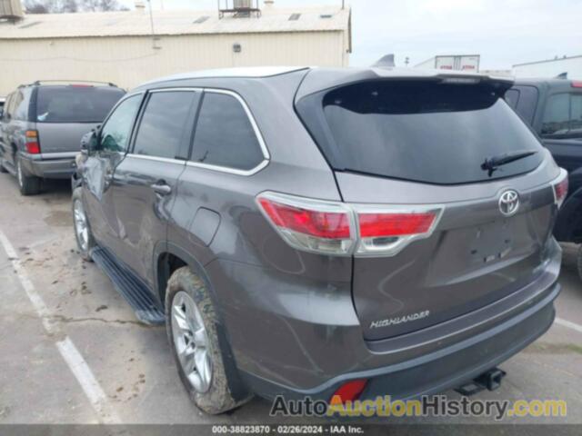 TOYOTA HIGHLANDER LIMITED V6, 5TDDKRFH2ES039237