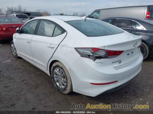 HYUNDAI ELANTRA SE, 5NPD74LF2HH141008