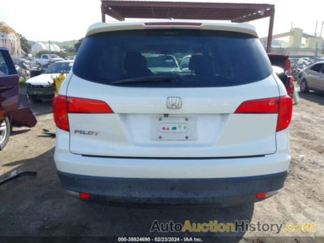 HONDA PILOT EX-L, 5FNYF5H70GB005548