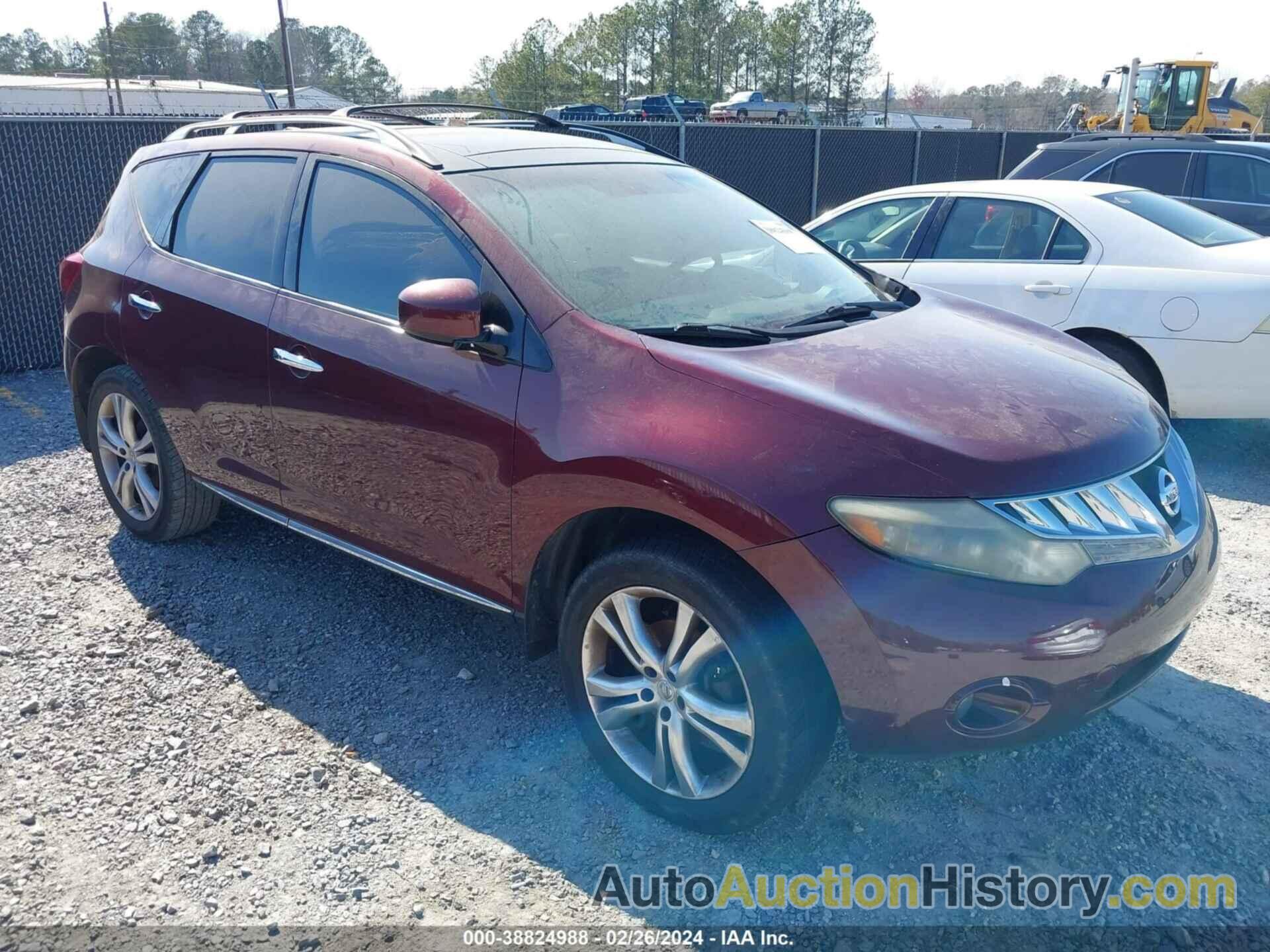 NISSAN MURANO LE, JN8AZ18WX9W147787