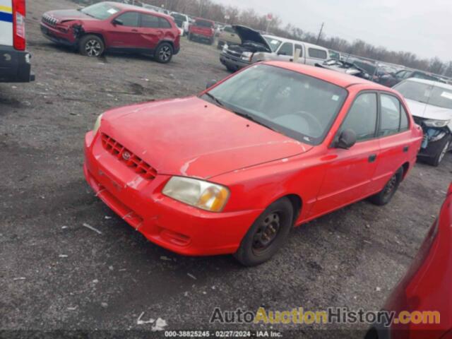 HYUNDAI ACCENT GL, KMHCG45C52U397019