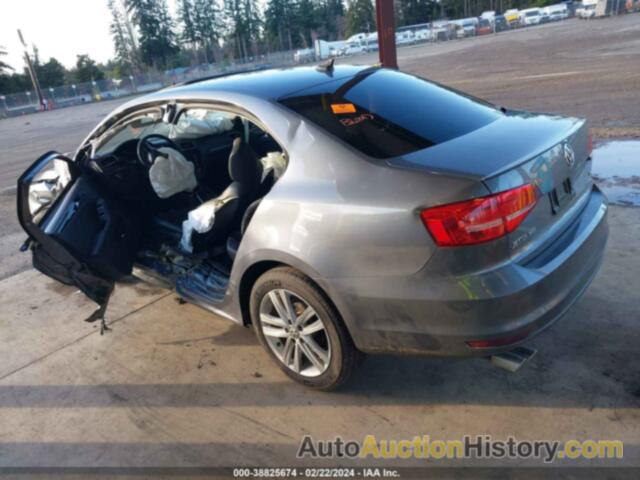 VOLKSWAGEN JETTA 2.0L TDI SEL, 3VW3A7AJ6FM265857