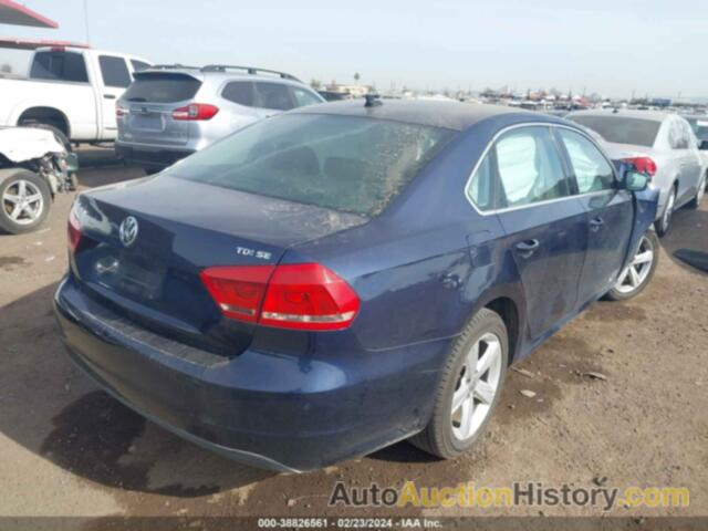 VOLKSWAGEN PASSAT 2.0L TDI SE, 1VWBN7A37DC136140