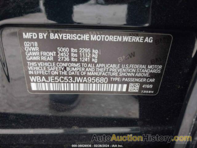 BMW 540 I, WBAJE5C53JWA95680