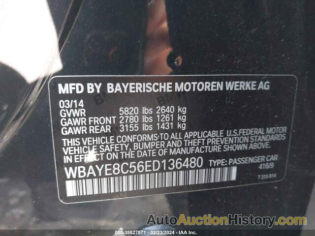 BMW ALPINA B7, WBAYE8C56ED136480