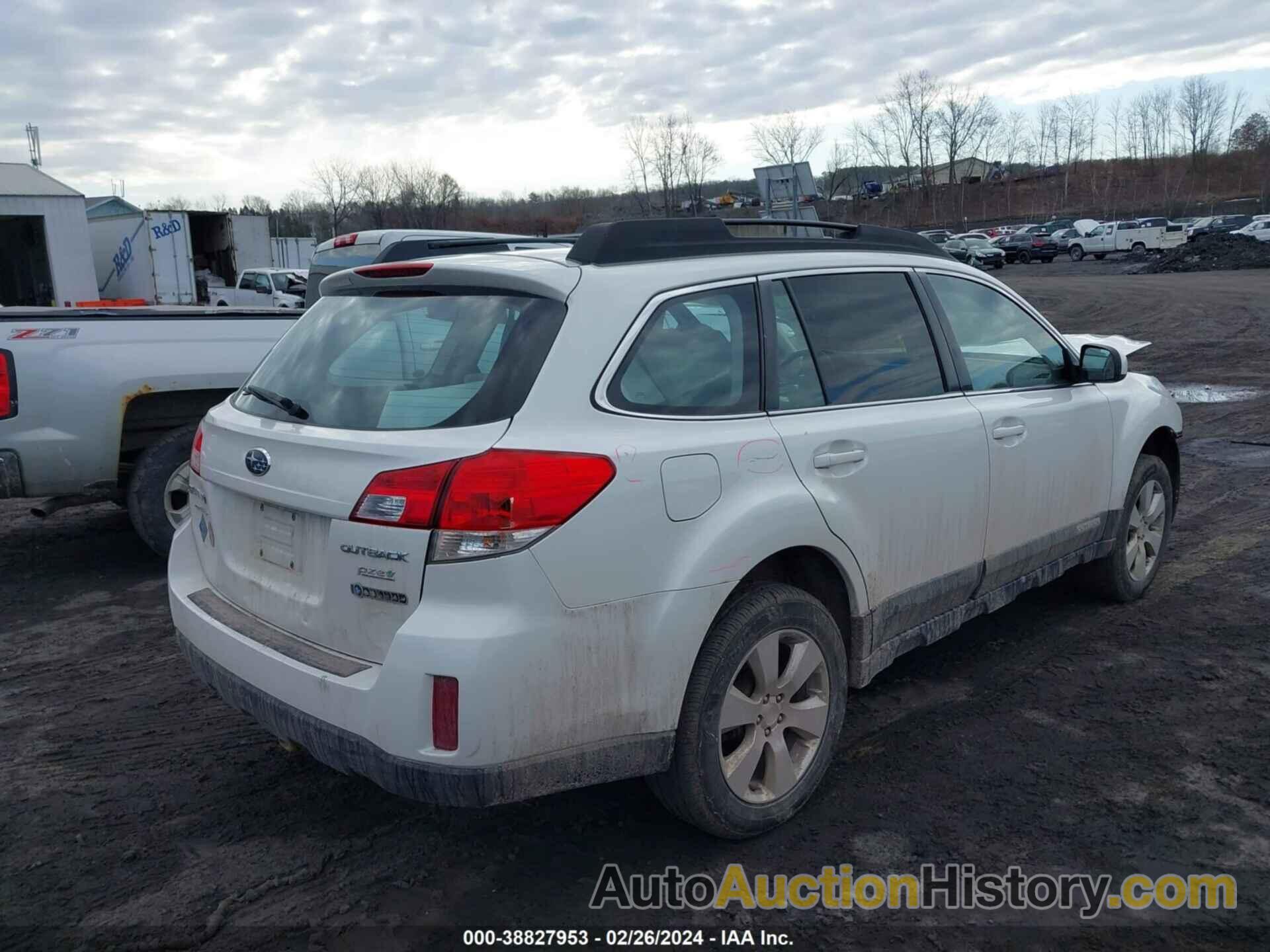 SUBARU OUTBACK 2.5I, 4S4BRBAC9C1243612