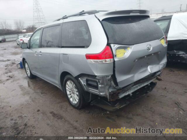 TOYOTA SIENNA XLE V6 8 PASSENGER, 5TDYK3DC8CS237064