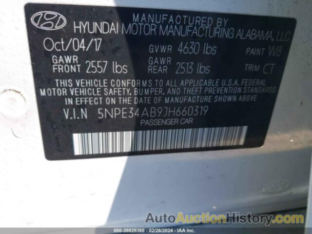 HYUNDAI SONATA LIMITED 2.0T, 5NPE34AB9JH660319