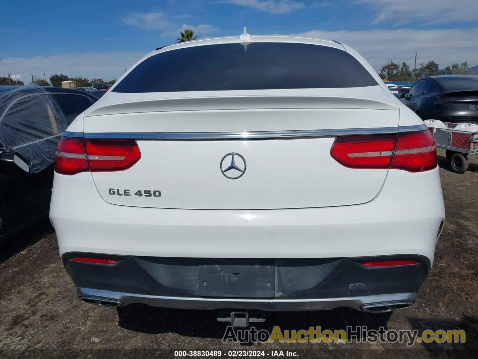 MERCEDES-BENZ GLE 450 AMG COUPE 4MATIC, 4JGED6EB5GA035771