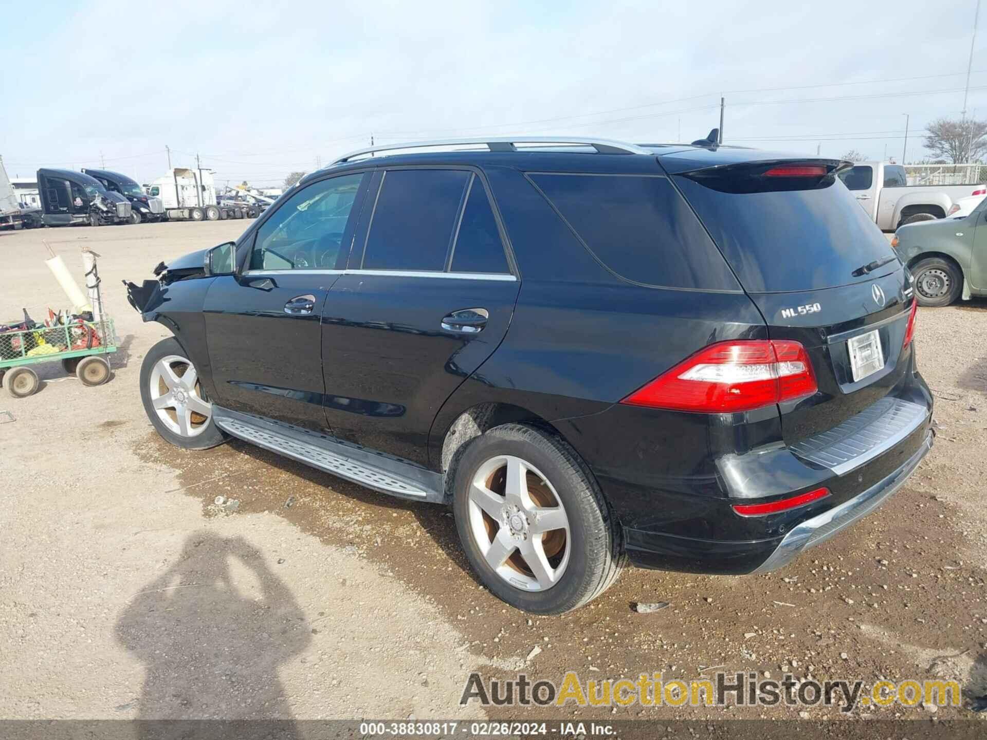 MERCEDES-BENZ ML 550 4MATIC, 4JGDA7DB3EA394335