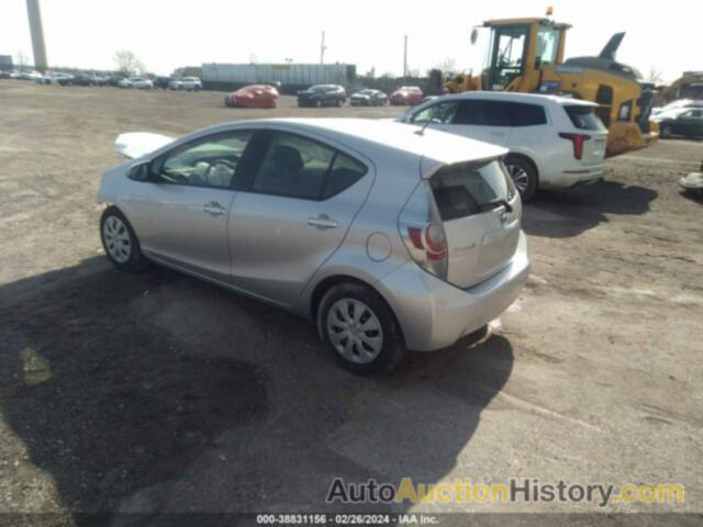 TOYOTA PRIUS C, JTDKDTB35D1529076