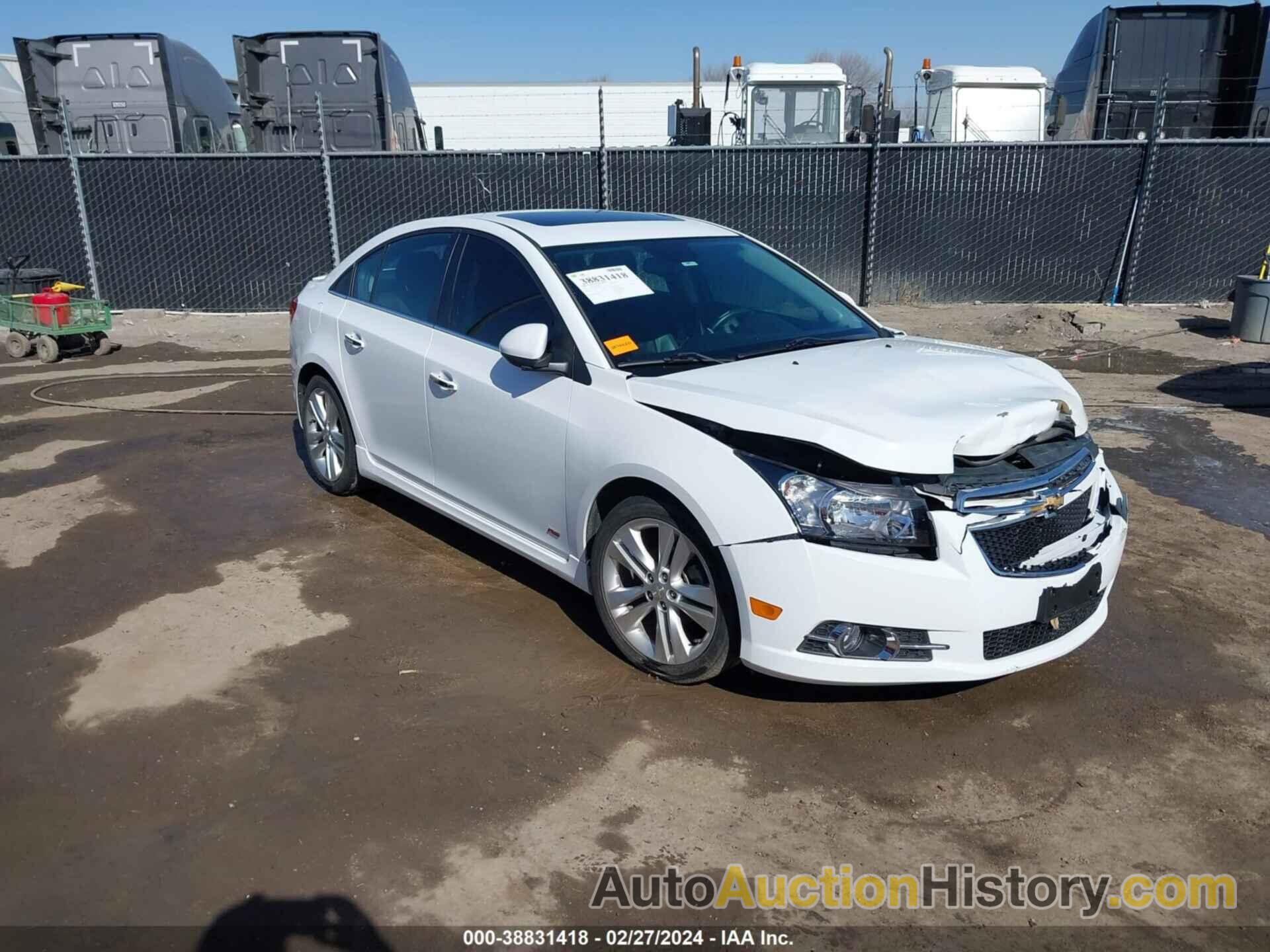 CHEVROLET CRUZE LTZ, 1G1PG5SB5E7365805