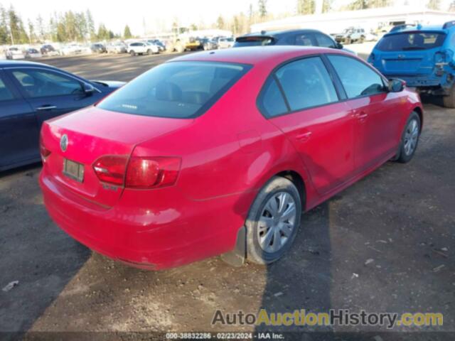 VOLKSWAGEN JETTA 2.5L SE, 3VWDP7AJ4CM123117