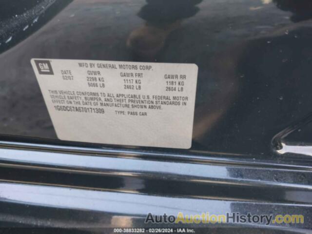 CADILLAC STS V8, 1G6DC67A670171309