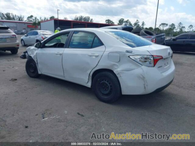 TOYOTA COROLLA L, 2T1BURHE2FC343327