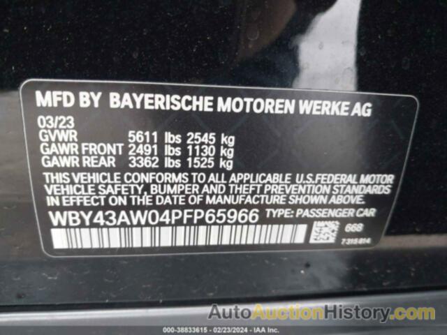 BMW I4 EDRIVE35, WBY43AW04PFP65966