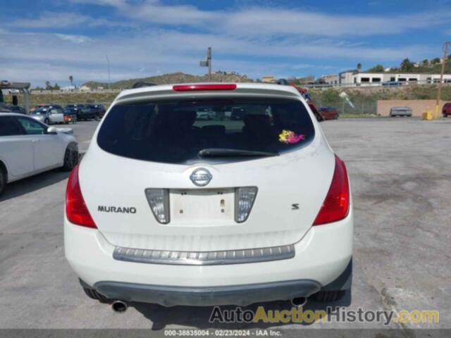 NISSAN MURANO S, JN8AZ08T56W414054