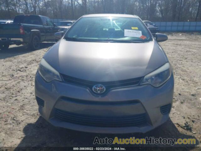 TOYOTA COROLLA LE, 2T1BURHE4GC534992