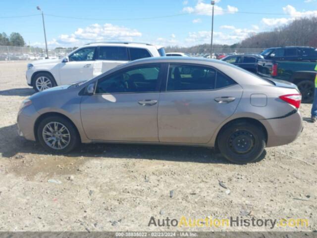 TOYOTA COROLLA LE, 2T1BURHE4GC534992