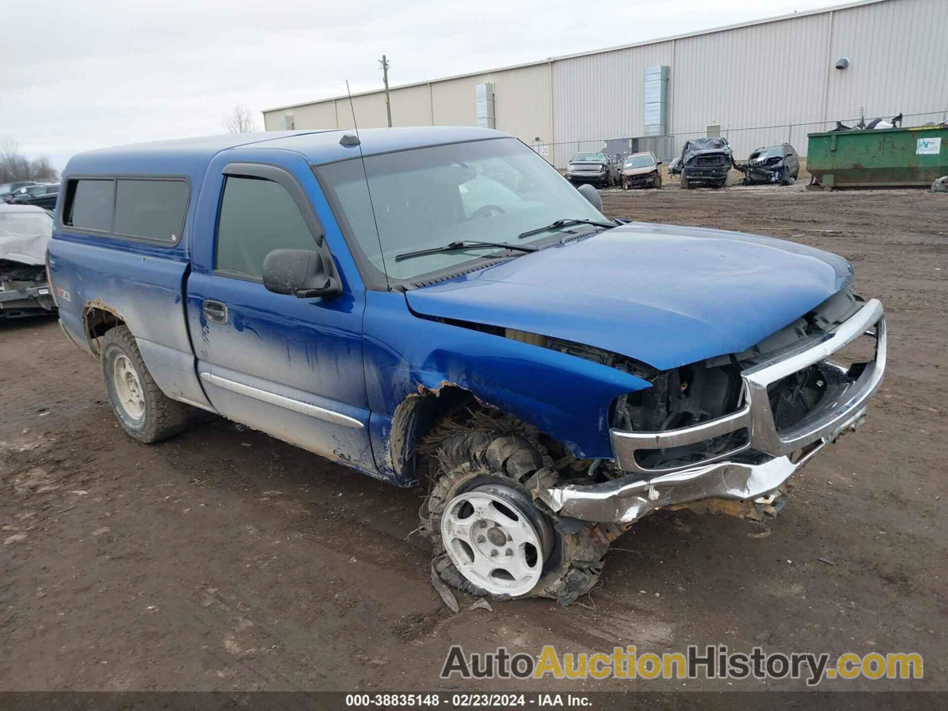 GMC SIERRA 1500 SLE, 1GTEK14T64Z246918