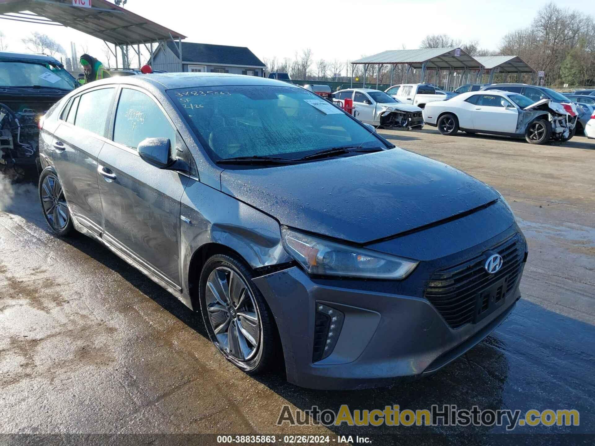 HYUNDAI IONIQ HYBRID LIMITED, KMHC85LC7HU023817