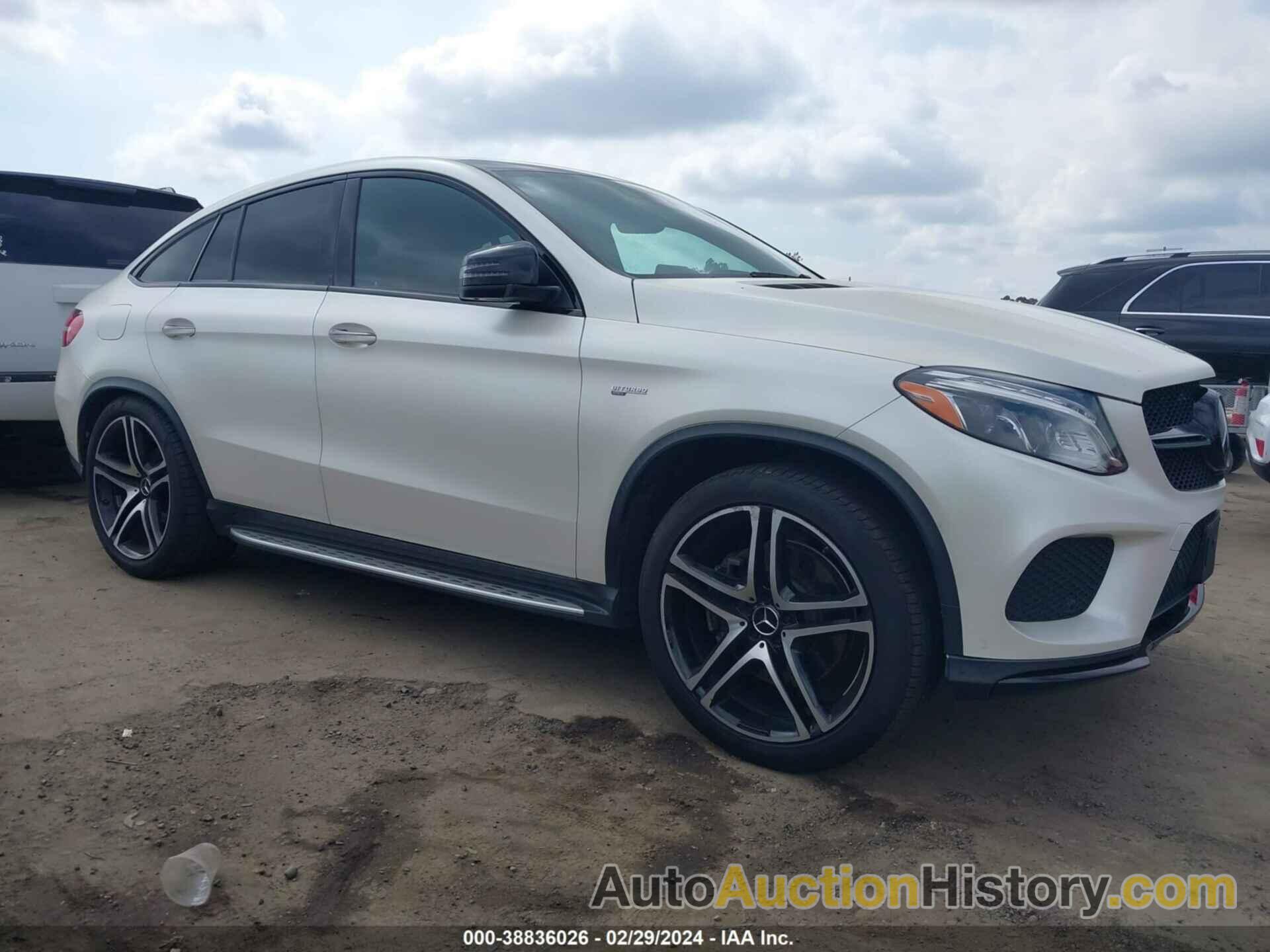 MERCEDES-BENZ AMG GLE 43 COUPE 4MATIC, 4JGED6EB6KA154308