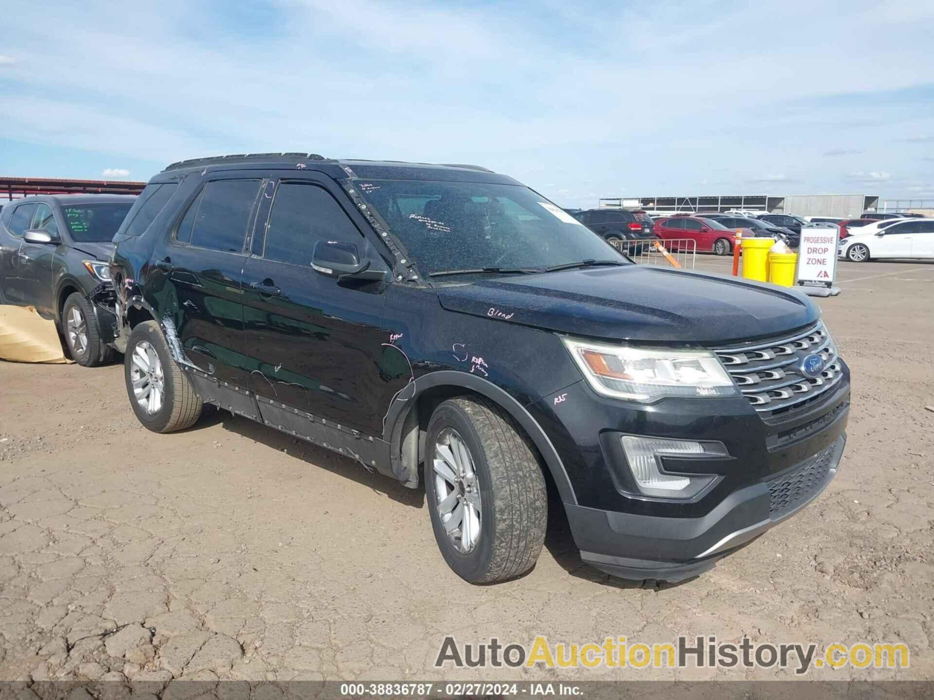 FORD EXPLORER XLT, 1FM5K7D85HGA43420