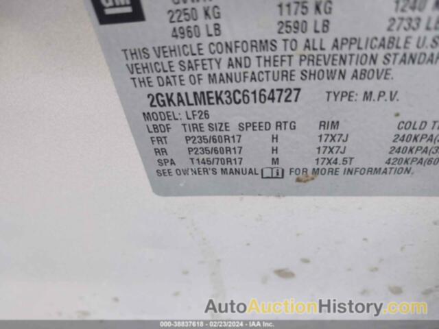 GMC TERRAIN SLE-1, 2GKALMEK3C6164727